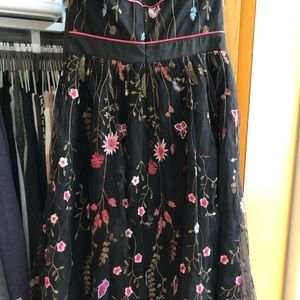 Brand New Lulus “For the Frill of it” Black Dress